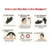 Rita Instant Hair Color Shampoo – Natural Black Hair Color in 5 Minutes (Pack of 10 Sachets) for Men & Women