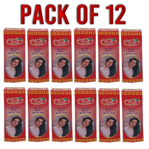 rita-pack-12 Rita Ayurvedic Hair Oil – Almond & Castor – 20ml (Pack of 12)